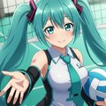 初音ミクとバレーボール　　リメイク版 5枚目