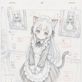 アニメ原画風銀音ちゃん 3枚目