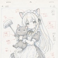 アニメ原画風銀音ちゃん 5枚目