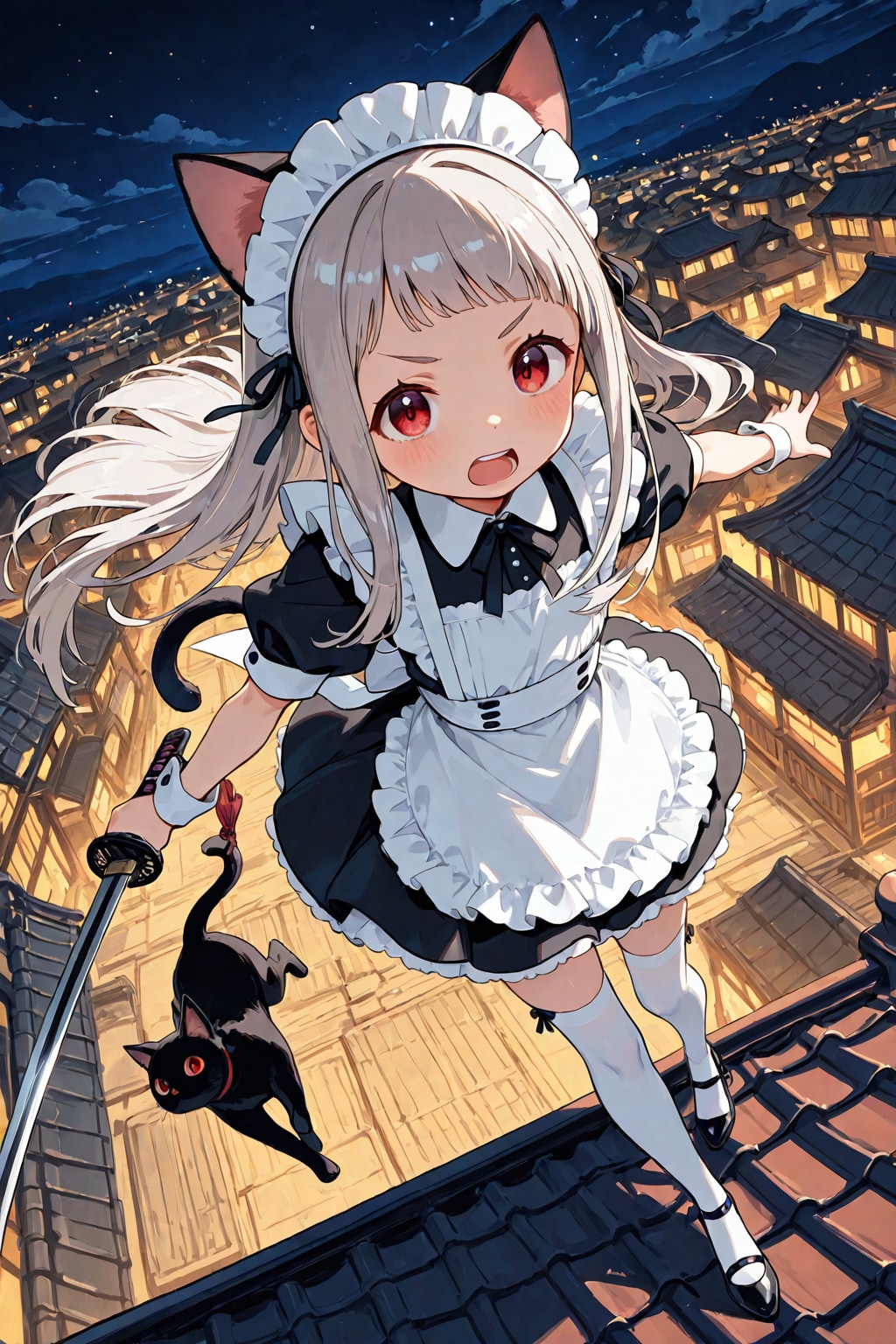 アニメ原画風銀音ちゃん
