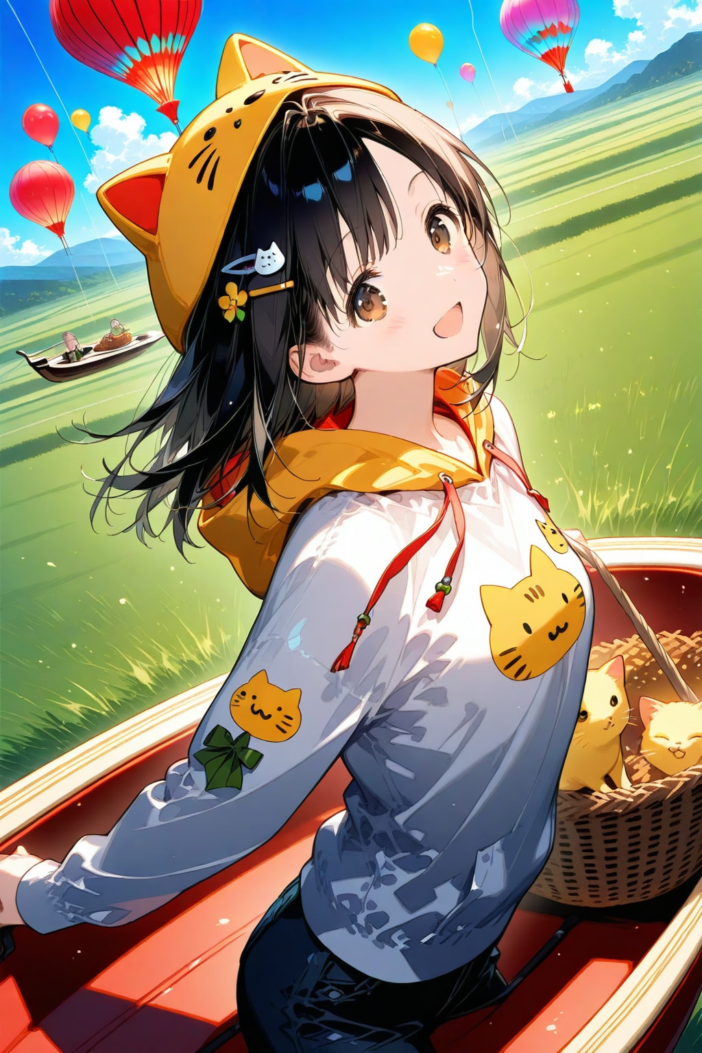 気球に乗って大空へ【失敗】