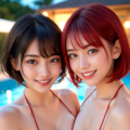 ビキニの２人45 2枚目