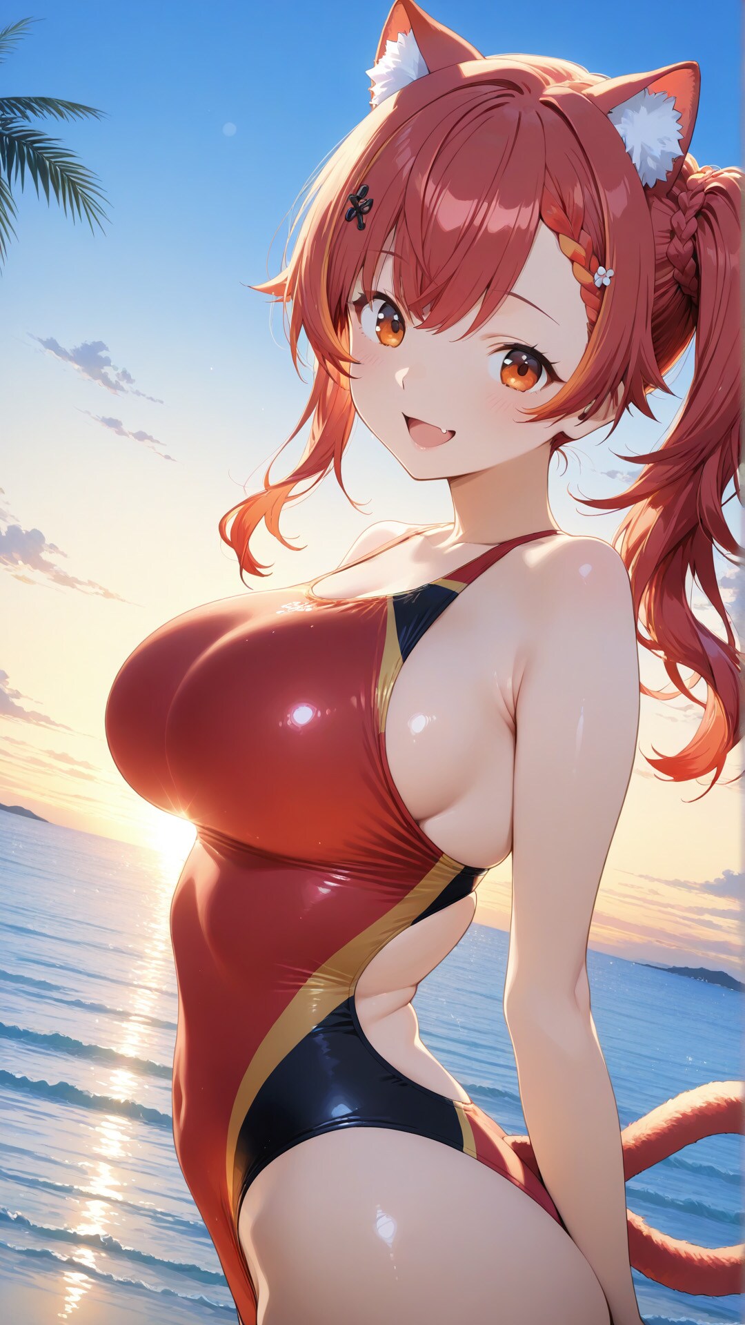 今日の競水ガール　猫汰つなさん