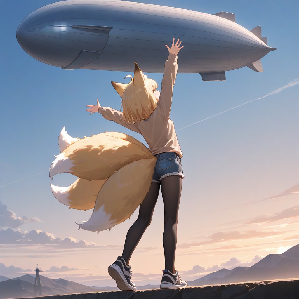 1/22　飛行船の日 | の人気AIイラスト・グラビア