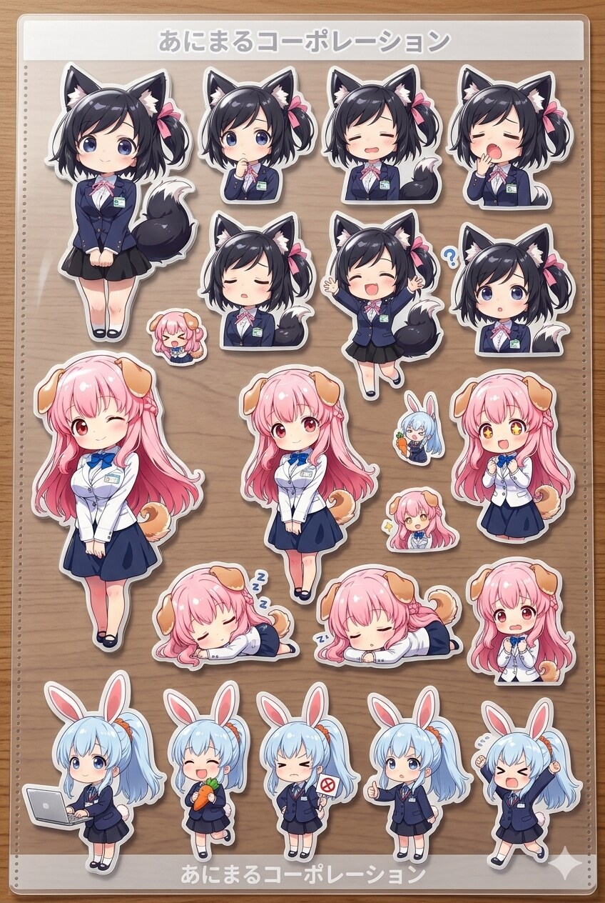 あにまるコーポレーションシール2