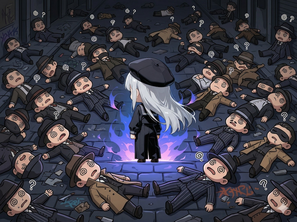 悪党共をやってしまいよったえらいこっちゃ嬢