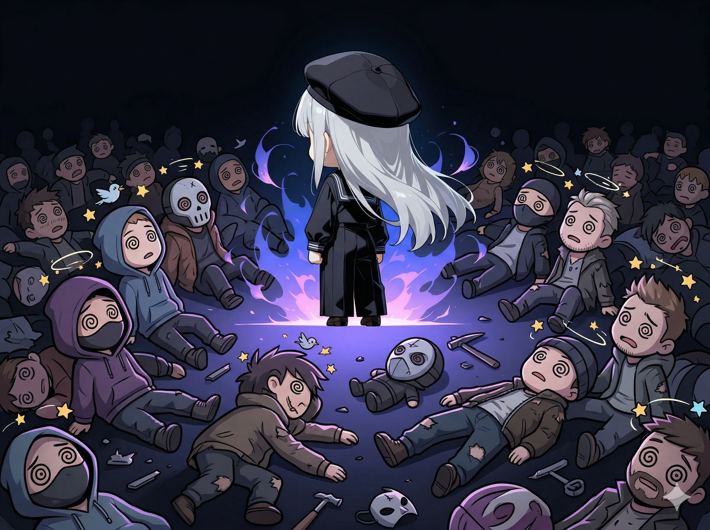 悪党共をやってしまいよったえらいこっちゃ嬢 | の人気AIイラスト・グラビア