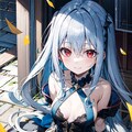 銀髪ｘカラフルアイ 2枚目