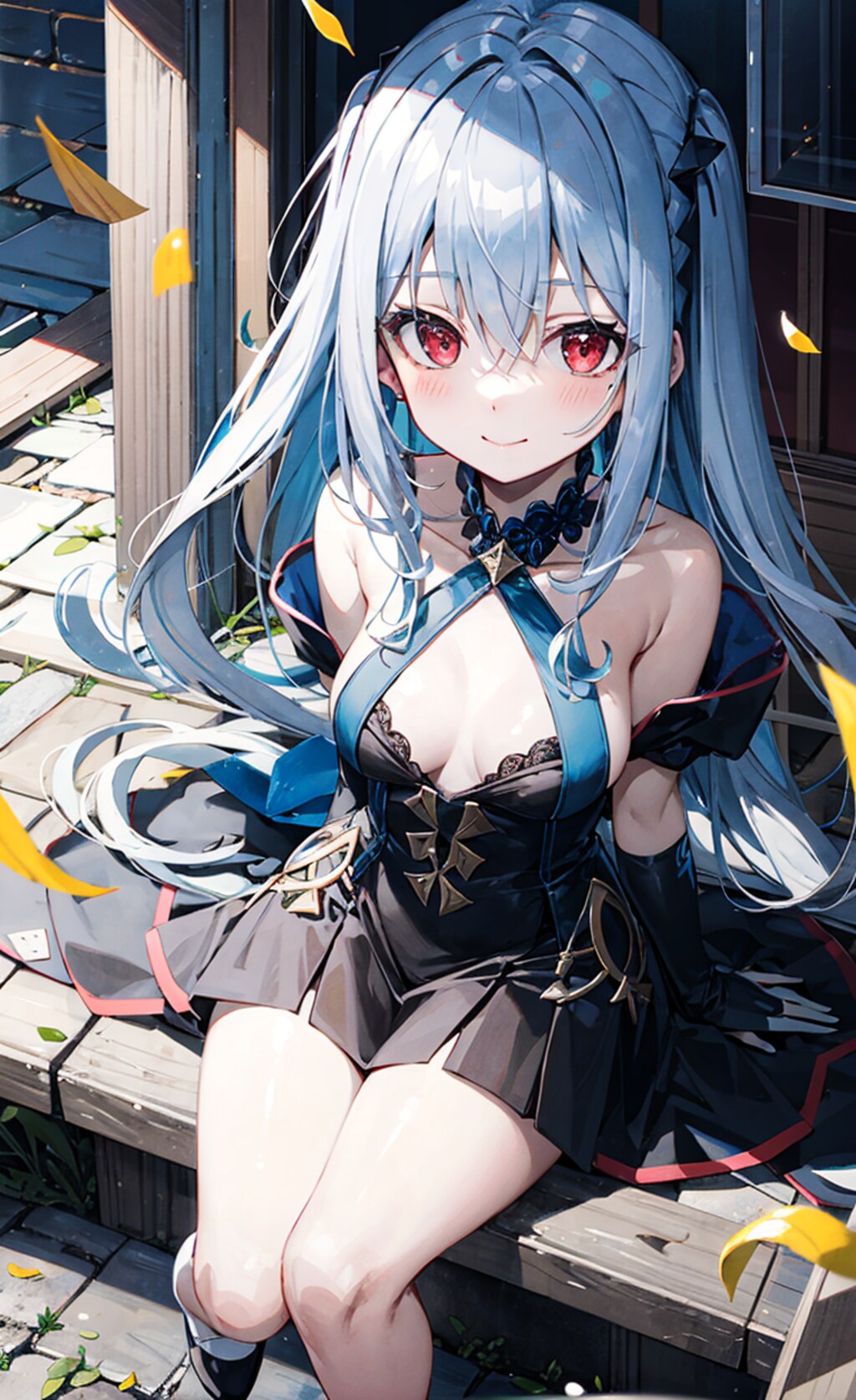 銀髪ｘカラフルアイ