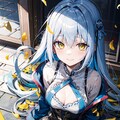 銀髪ｘカラフルアイ 4枚目