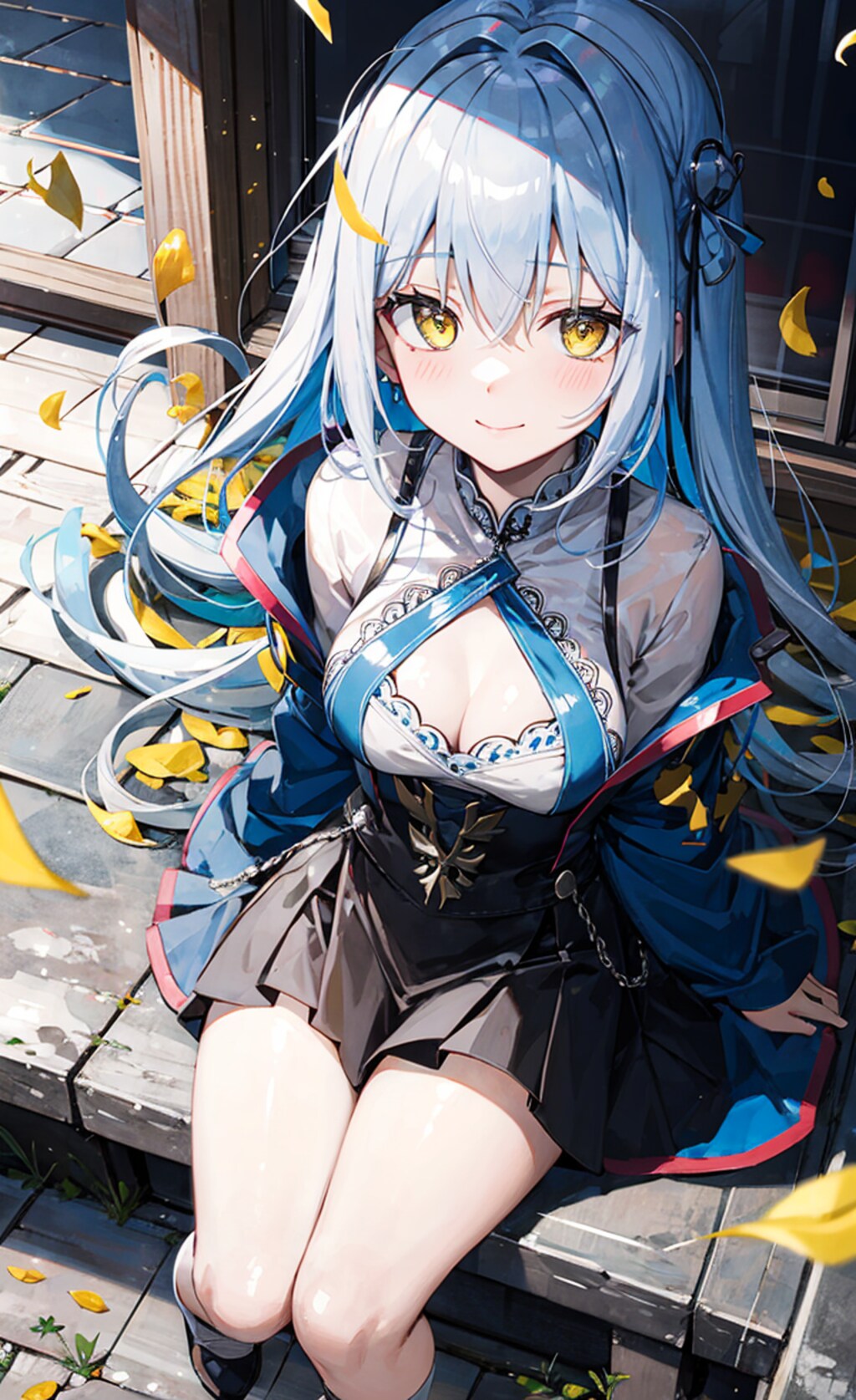 銀髪ｘカラフルアイ