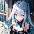 銀髪ｘカラフルアイ 5枚目