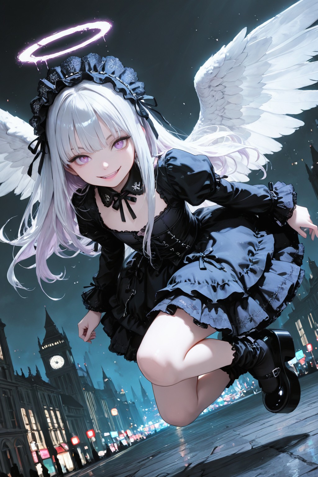 Lolita Fashion Angel Girl - Little Floating♪（ロリータ・ファッション・ガール） | の人気AIイラスト・グラビア