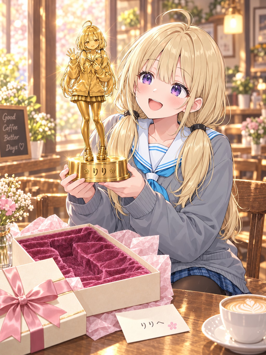 金の像