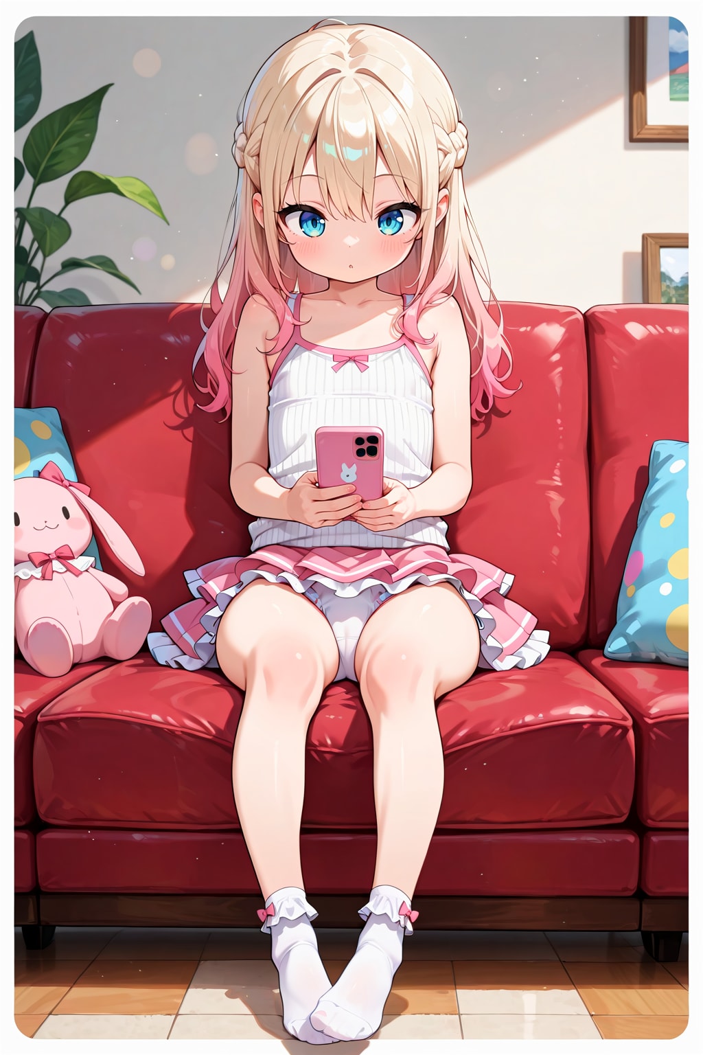 スマホ中は無防備