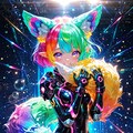 12枚）宇宙とケモ耳エルフさん 7枚目