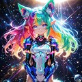 12枚）宇宙とケモ耳エルフさん 8枚目