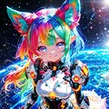 12枚）宇宙とケモ耳エルフさん 10枚目