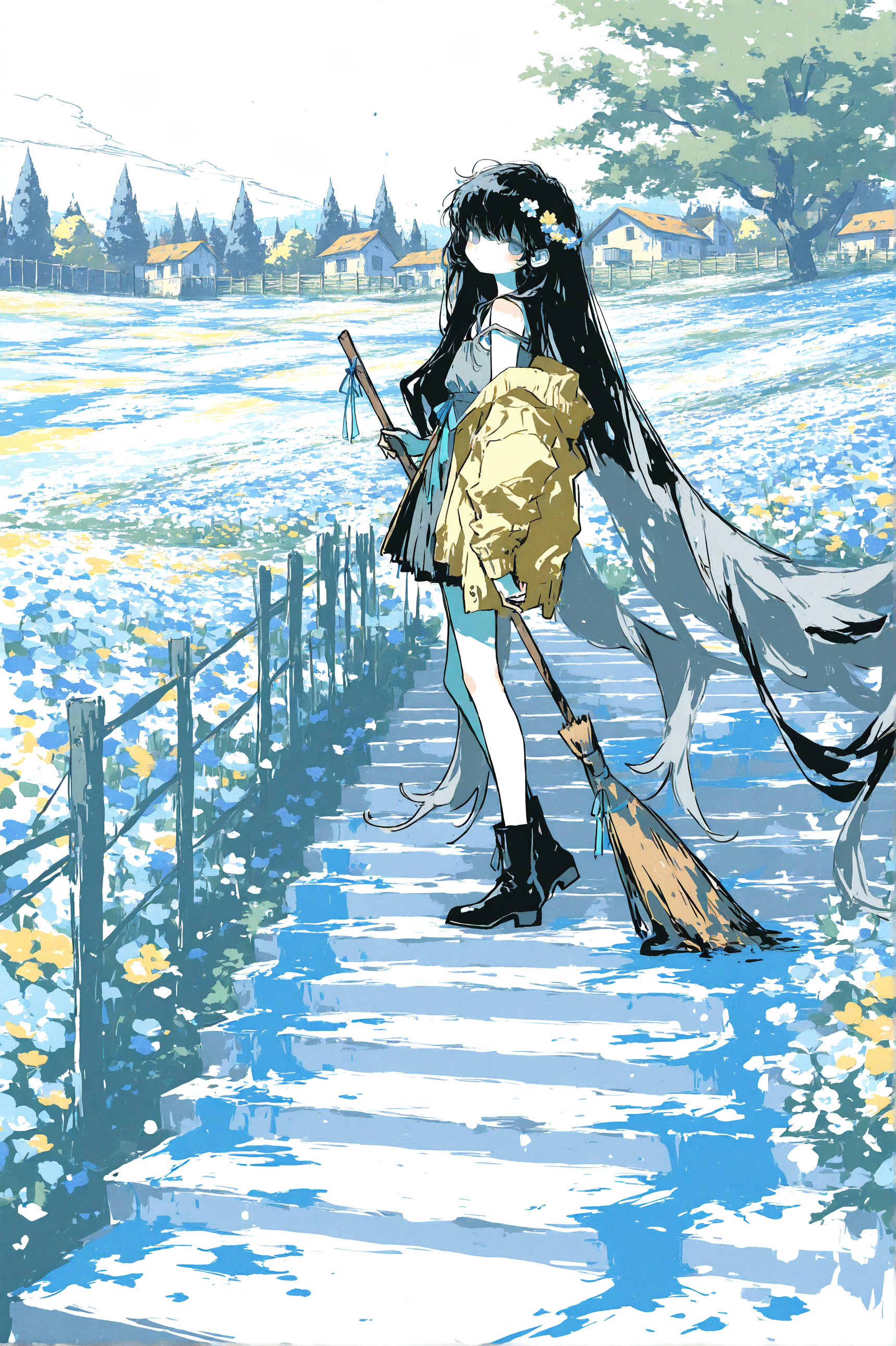 花畑 | の人気AIイラスト・グラビア