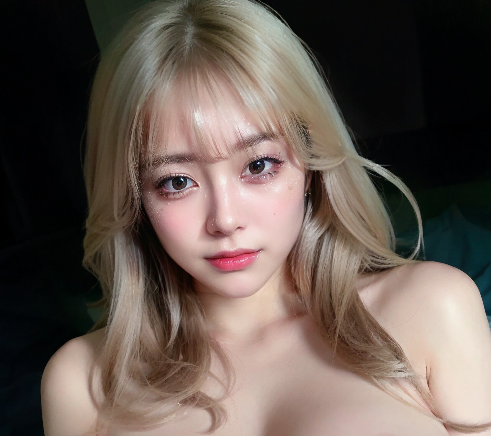 金髪美女の秘密の写真