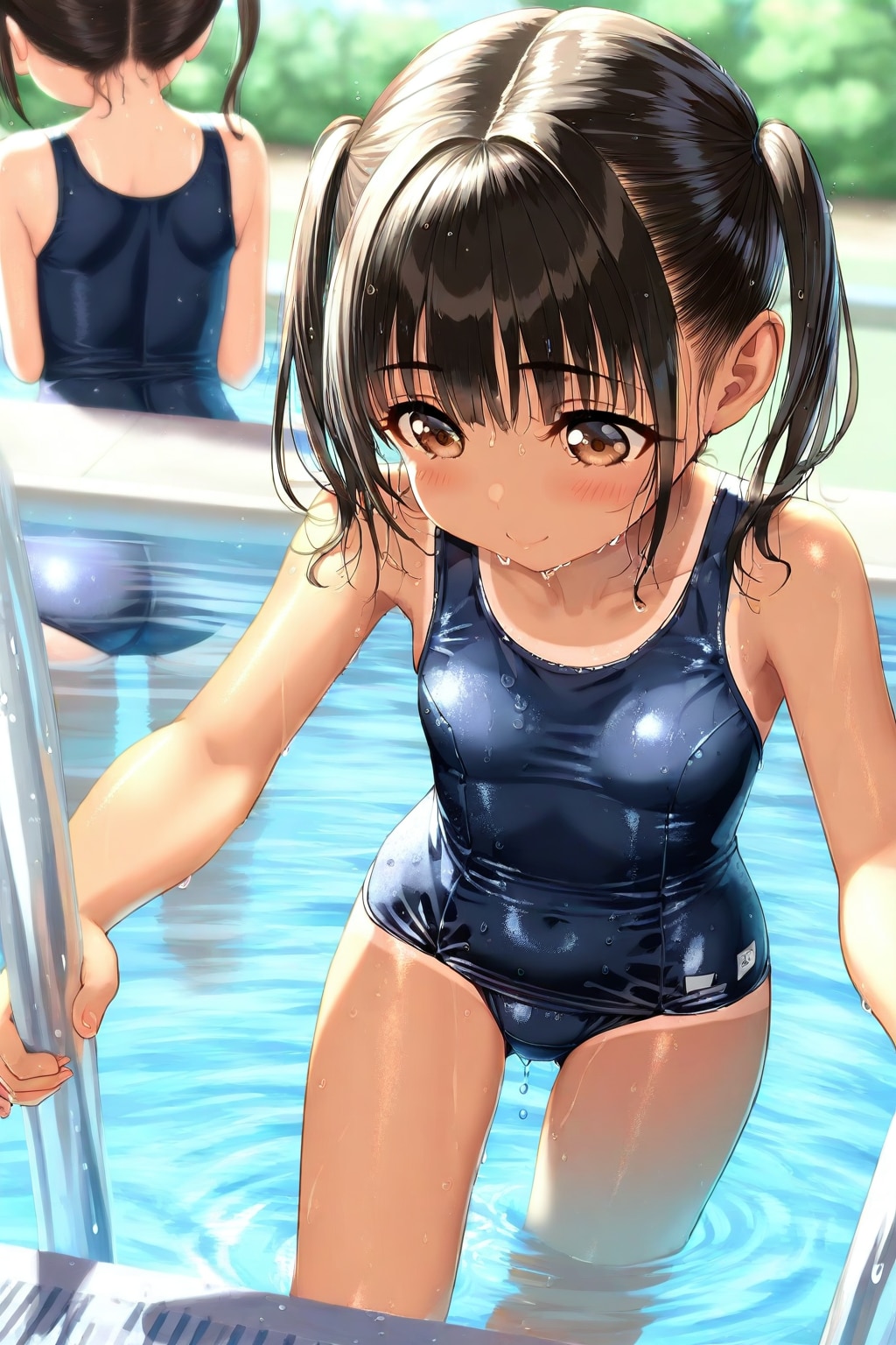スク水美少女