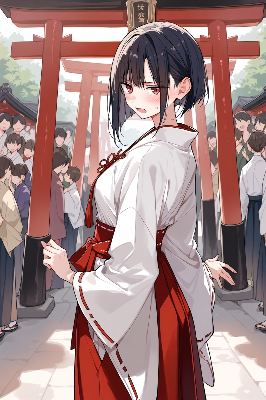 はっ？夢が叶う神社？何を言ってるんですか？帰ってください！着いてこないでくださいね？