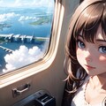 初めての飛行機旅 3枚目