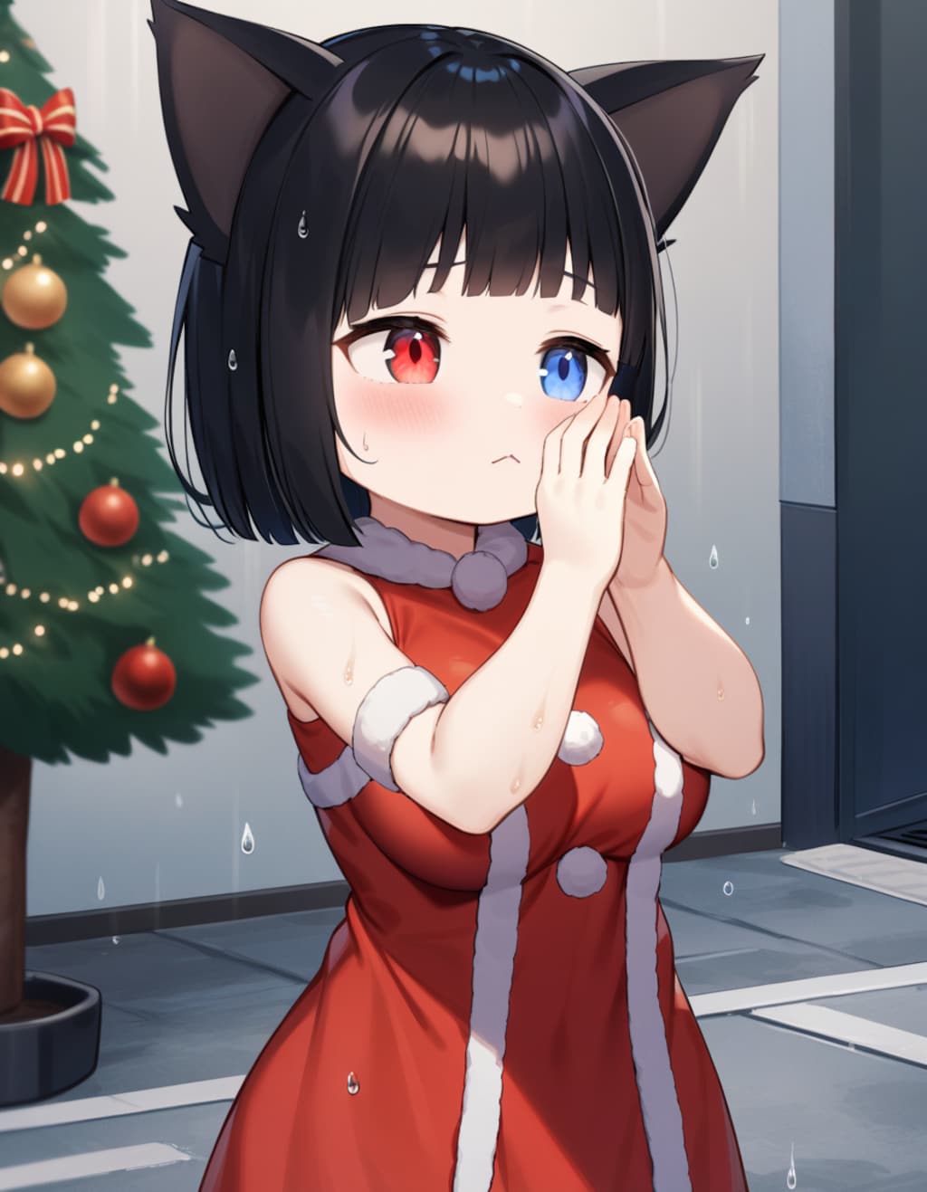 1月の通りすがりの迷子猫①