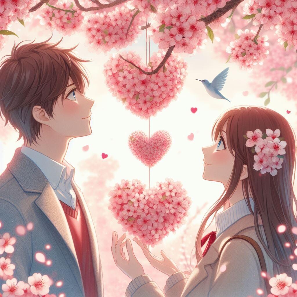 伝説『二人でハートの桜を見たら🫶』