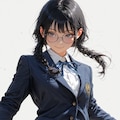 loincloth girl (blazer uniform) 4枚目