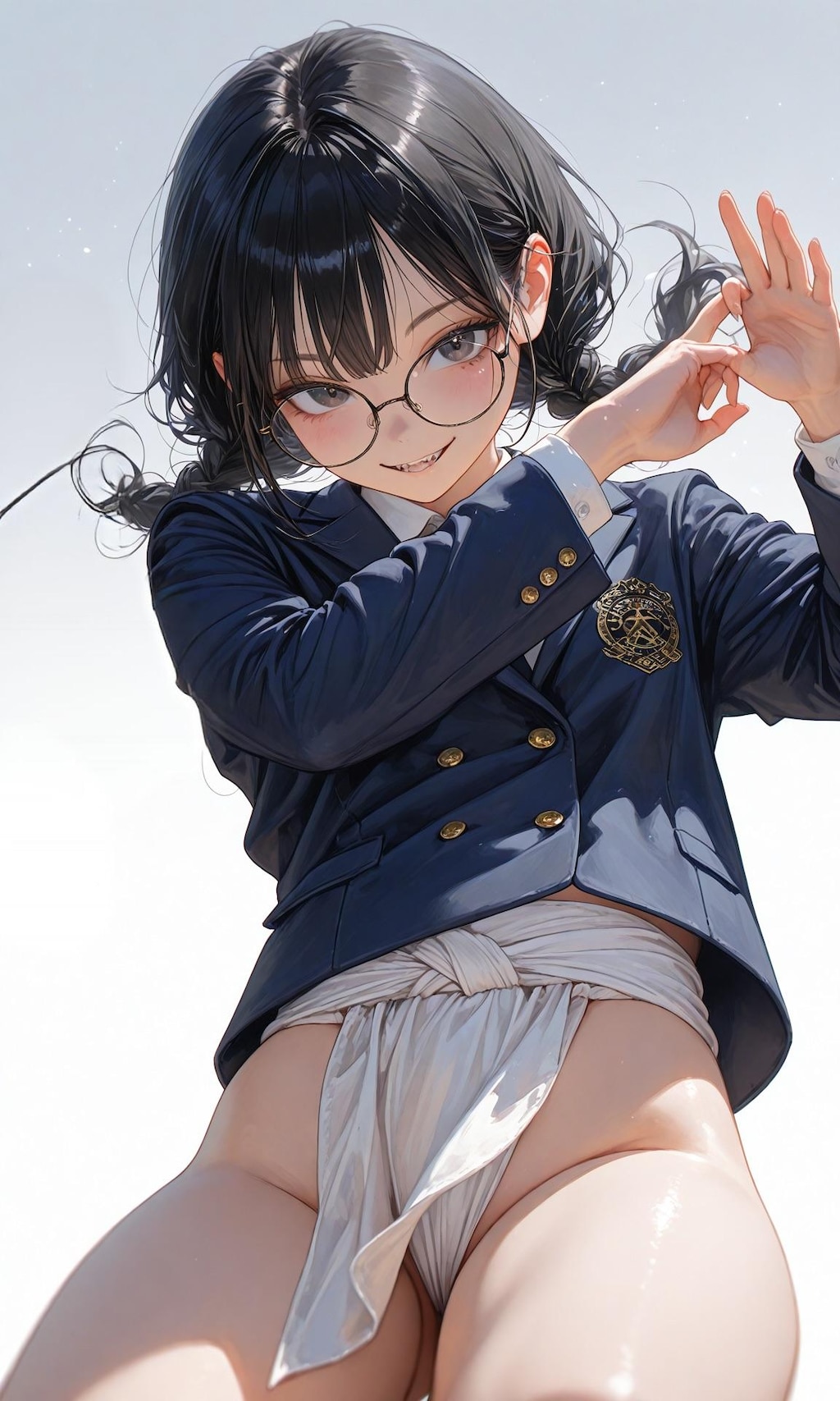 loincloth girl (blazer uniform)