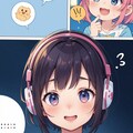 ヘッドフォンで色々楽しむ女の子達♪ 4枚目