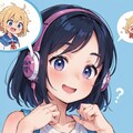 ヘッドフォンで色々楽しむ女の子達♪ 7枚目