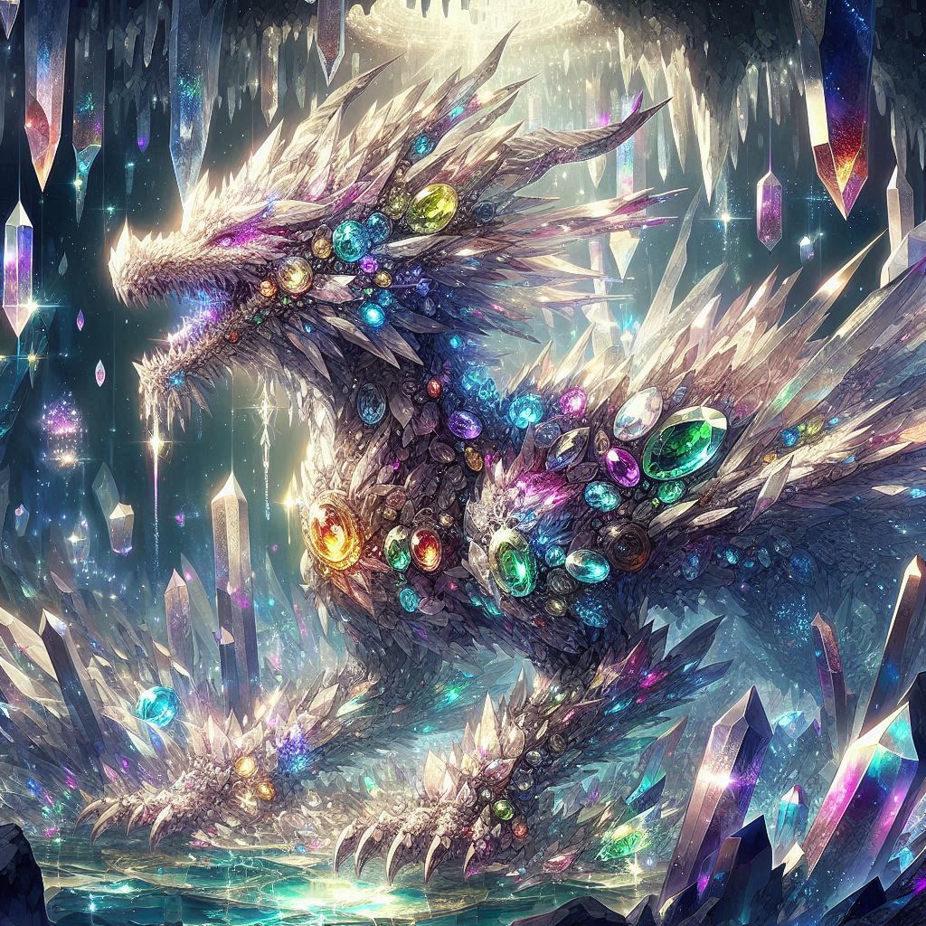 ビーストが居るならドレイクも居ていいやろ！宝石系で | の人気AIイラスト・グラビア