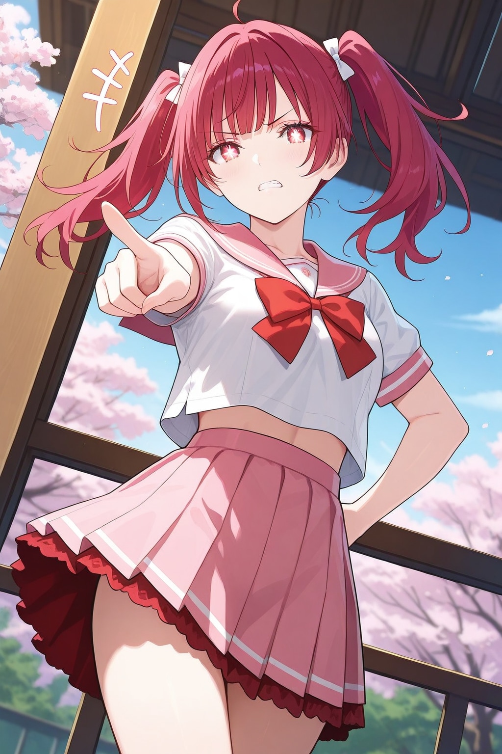 ツインテールの赤髪ちゃん