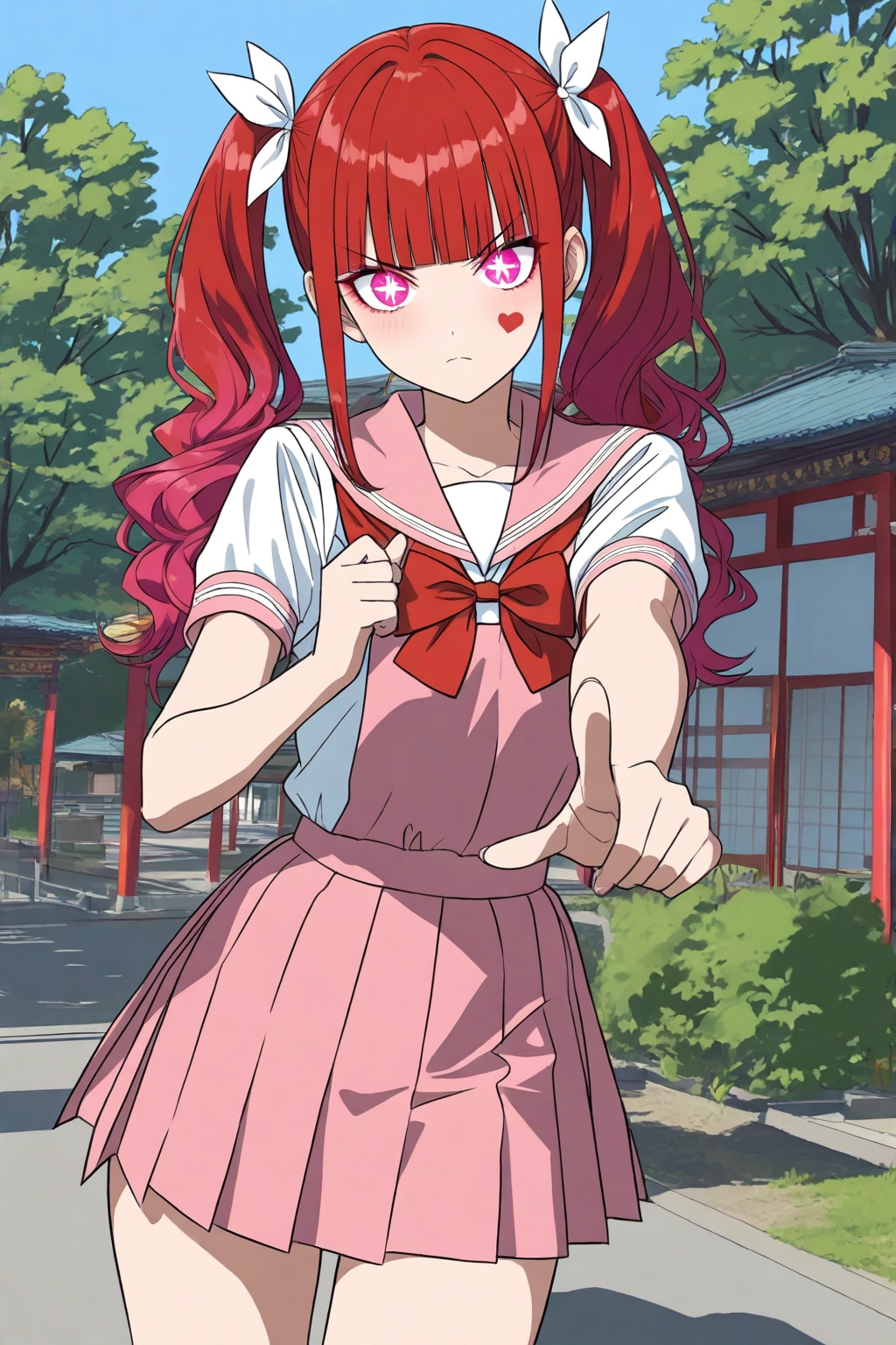 ツインテールの赤髪ちゃん