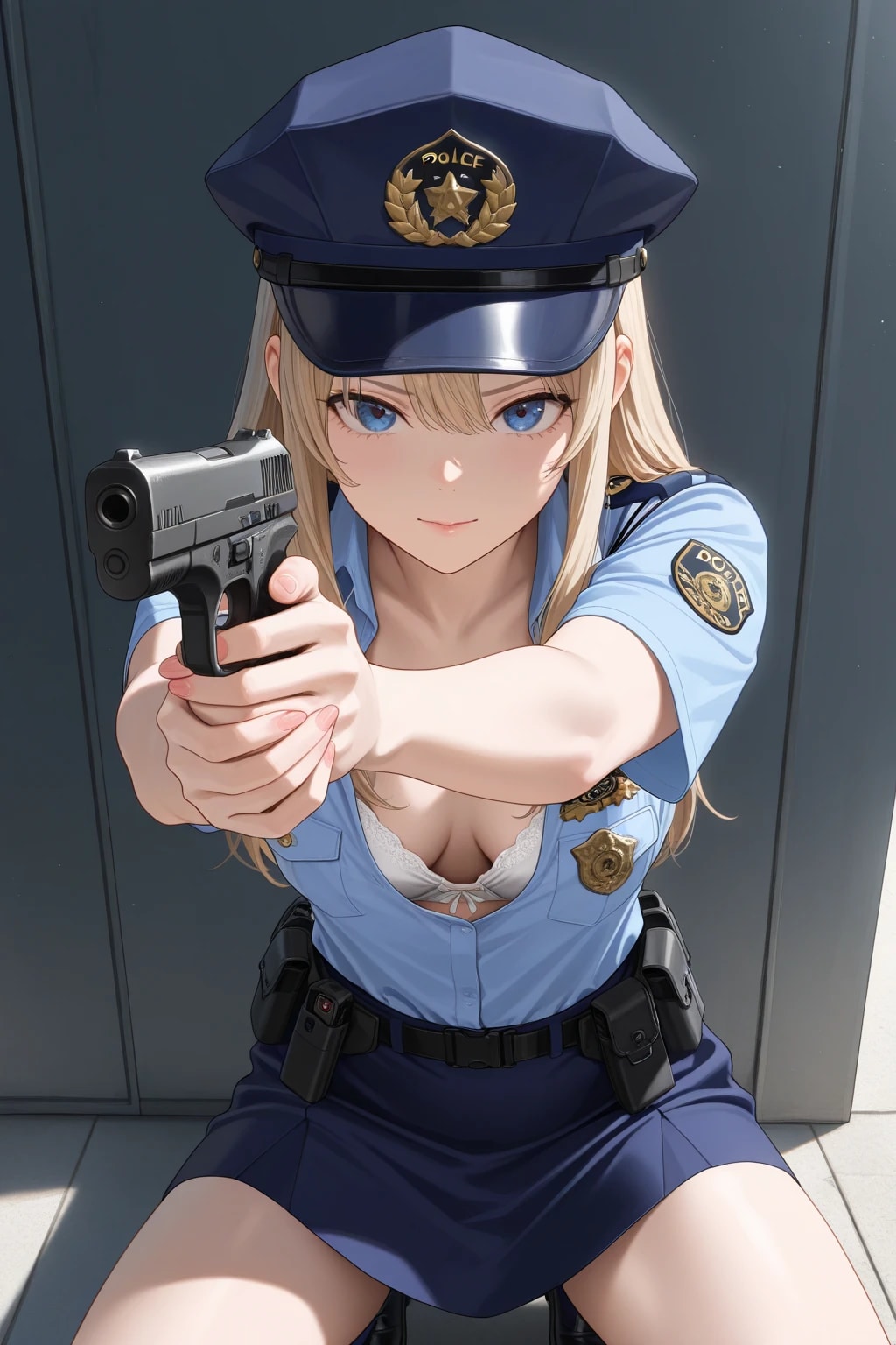 絶対領域婦警