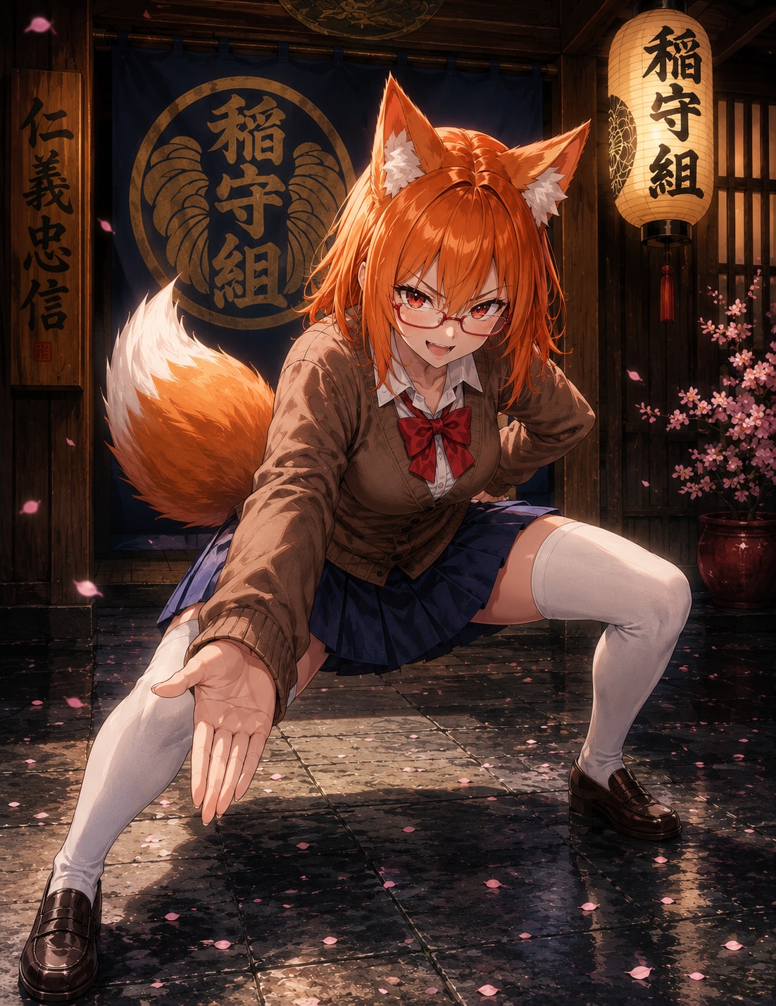 稲守あやかさんの仁義切り