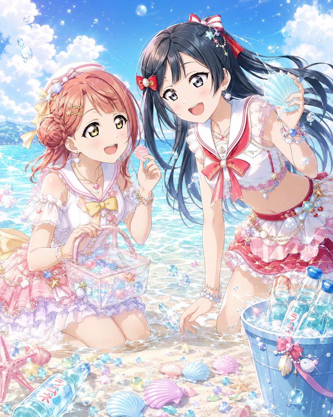 ラムネの海辺・貝殻キャンディ拾い【4/4】