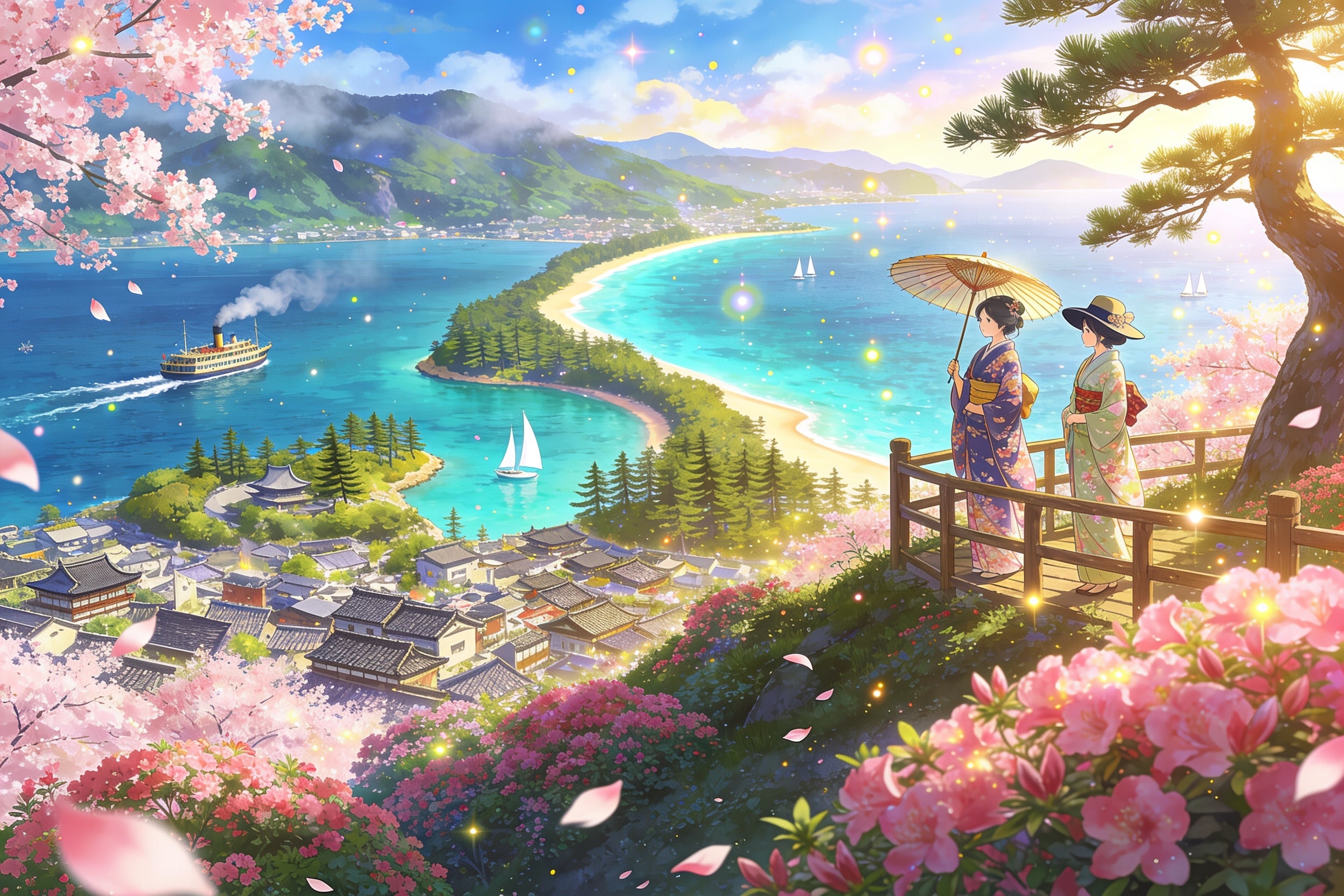 天橋立 | の人気AIイラスト・グラビア