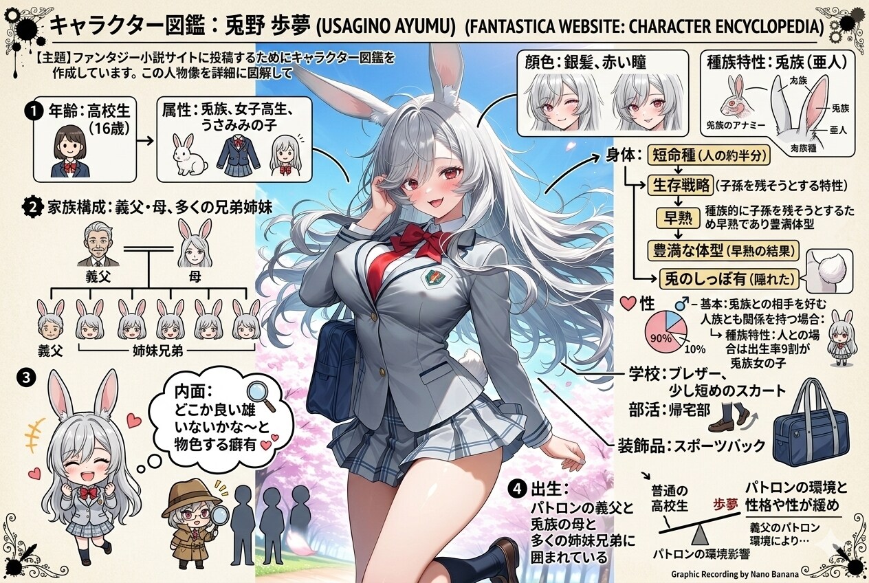兎野歩夢（うさぎの　あゆむ）_誕生秘話
