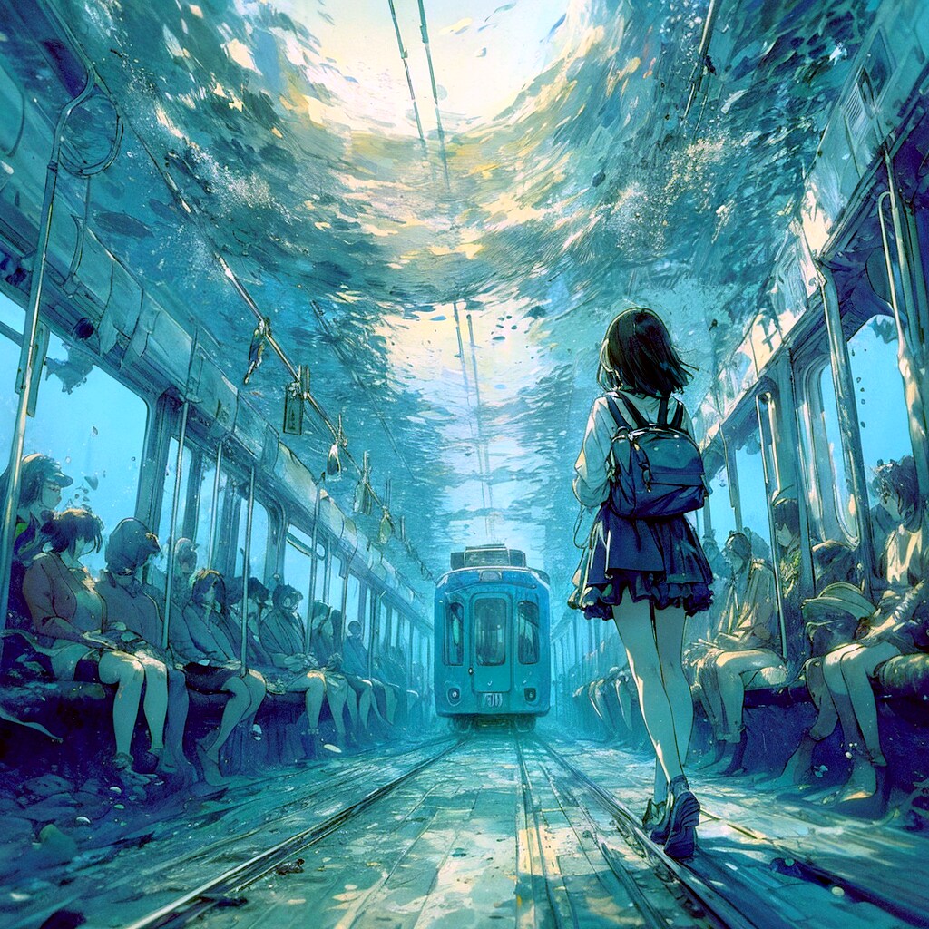 間もなく列車が参ります