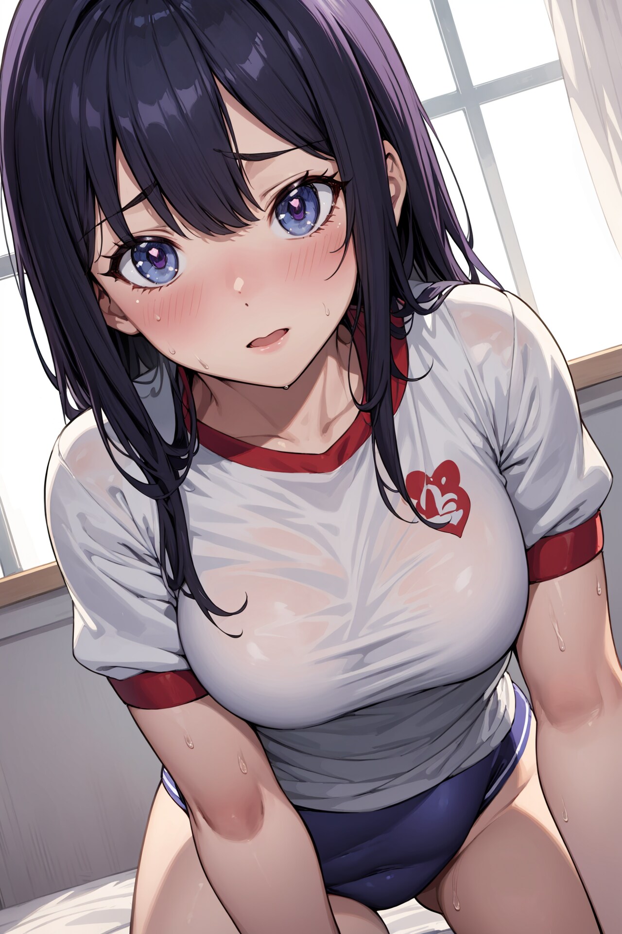 濡れ透け体操服プレイ(18)