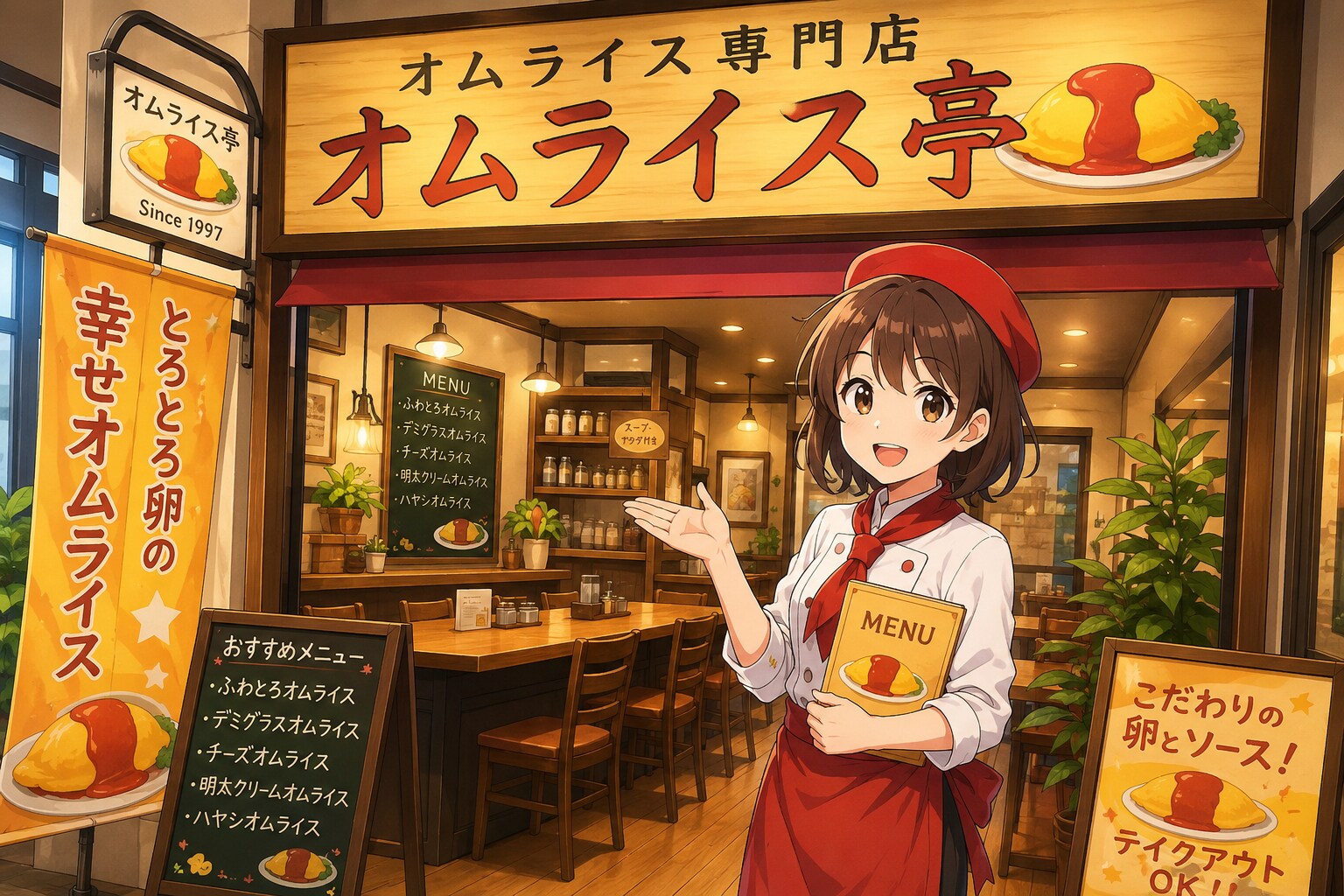 オムライス専門店