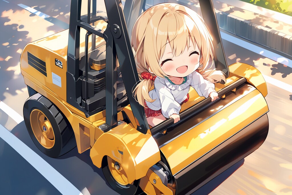 ロードローラーだ！