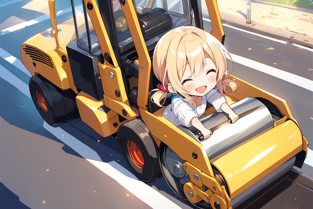 ロードローラーだ！