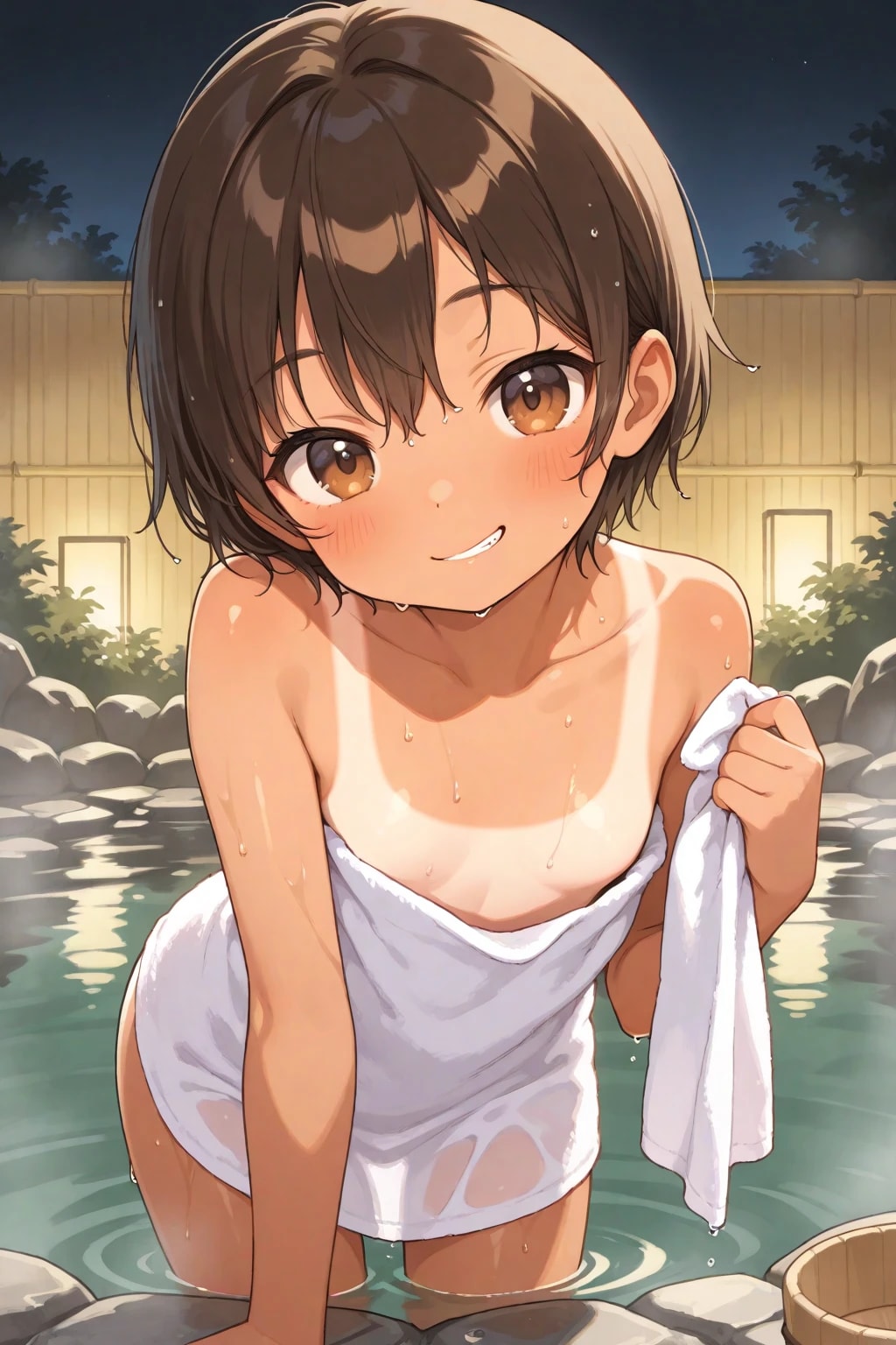 清瀬こむぎの誘惑温泉