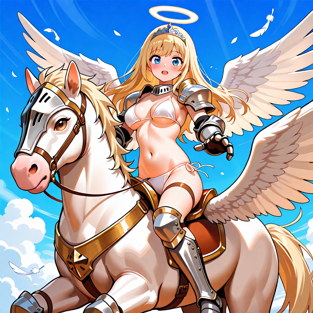 ペガサスに乗る姫騎士天使ちゃん260612