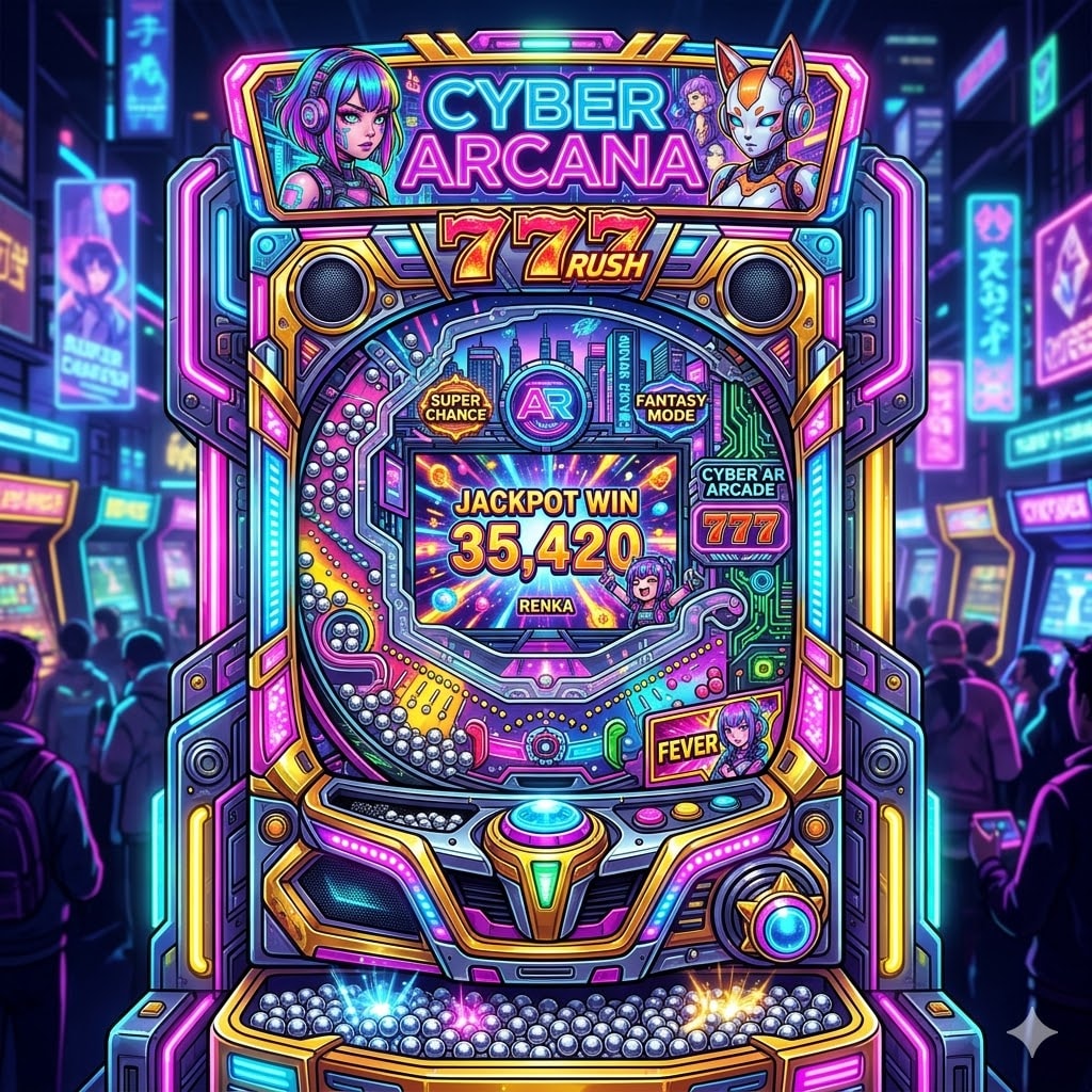 サイバーパンクなパチンコ台 | の人気AIイラスト・グラビア