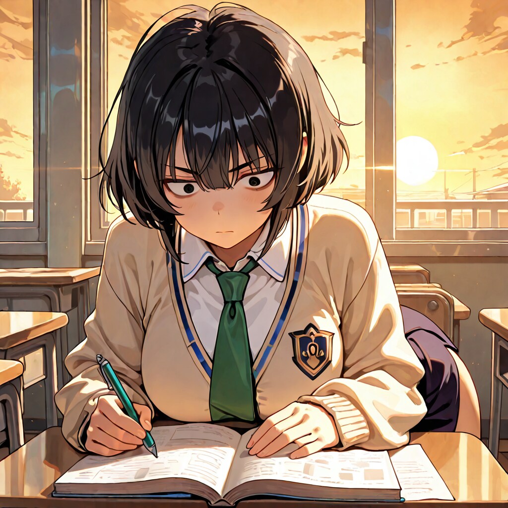静かな教室の首席 | の人気AIイラスト・グラビア